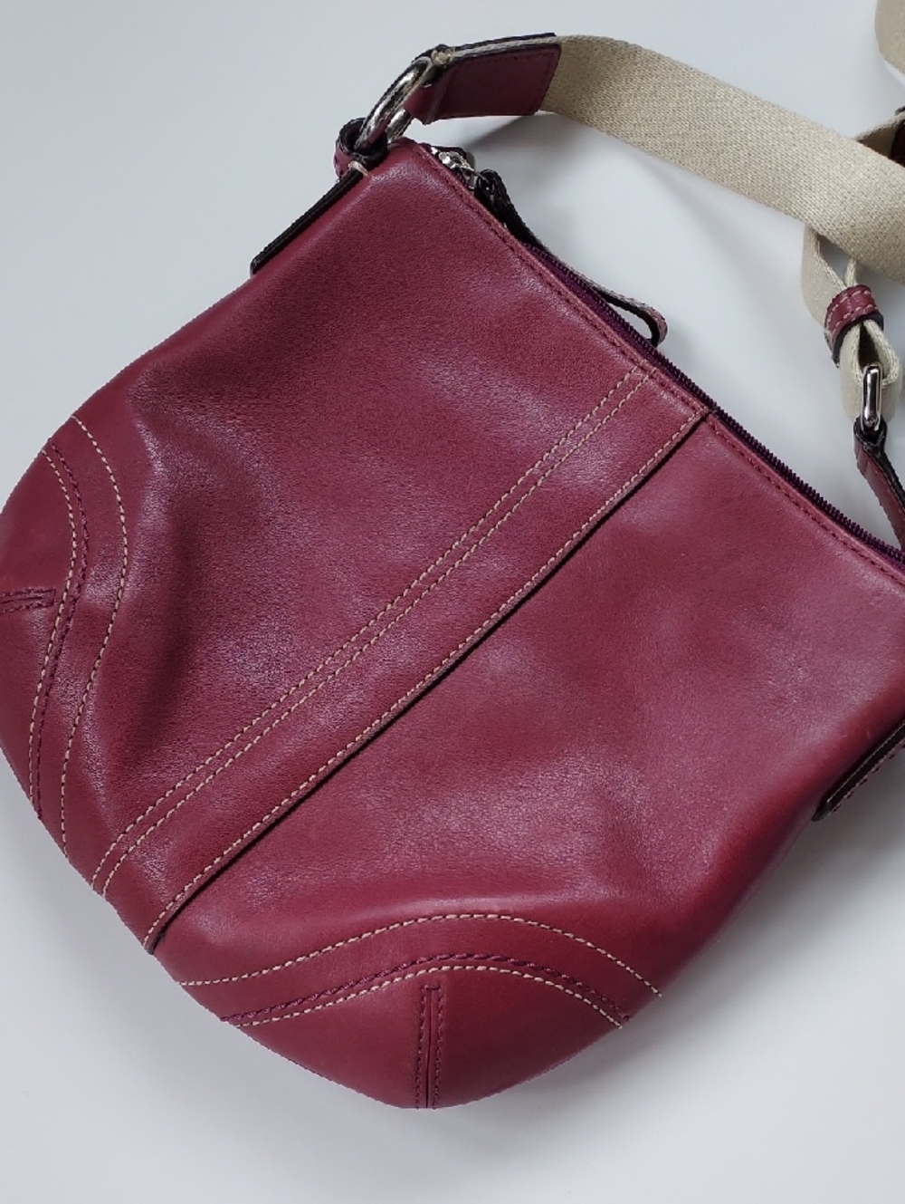 COACH Crossbody Swingpack with Cloth Strap - Picture 8 of 8